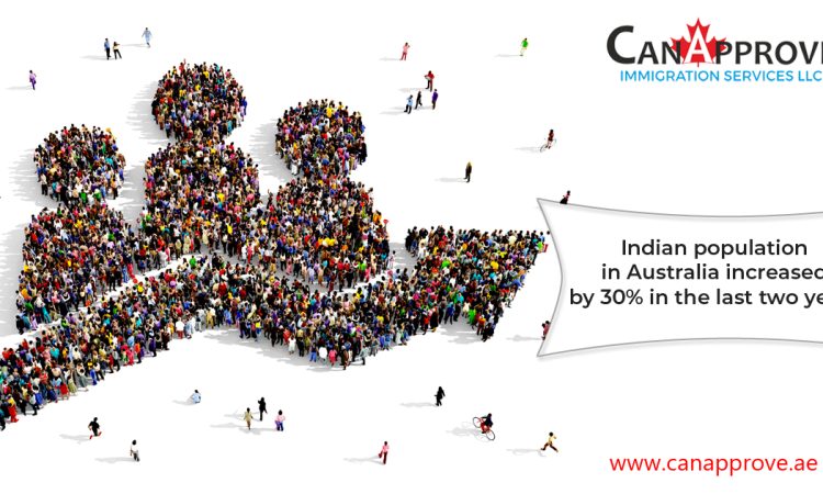 Indian population in Australia increased by 30% in the last two years