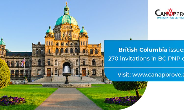 British Columbia issues 270 invitations in June 18 BC PNP draw