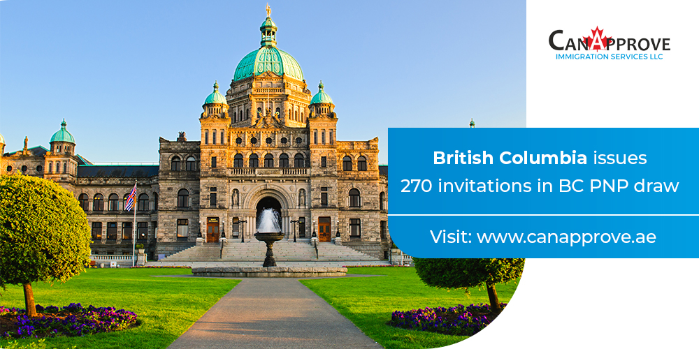 British Columbia issues 270 invitations in June 18 BC PNP draw