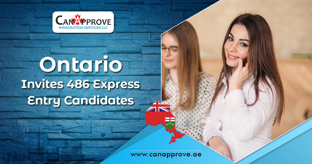 Ontario invites 486 Express Entry