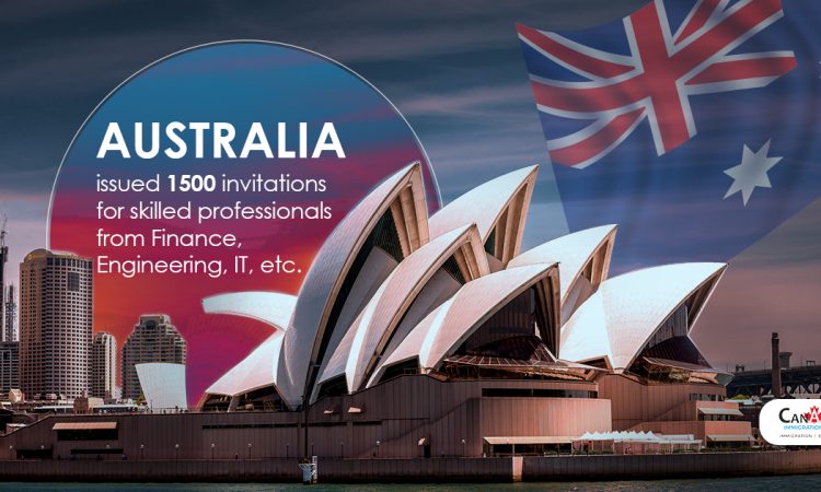 Australia issued 1500 invitations