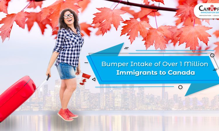 Bumper intake of over 1 million immigrants to Canada