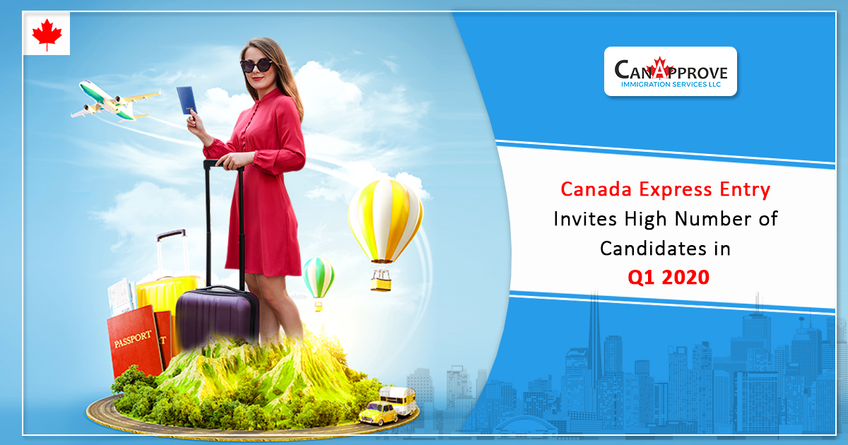 Canada Express Entry invites high number of candidates in Q1 2020
