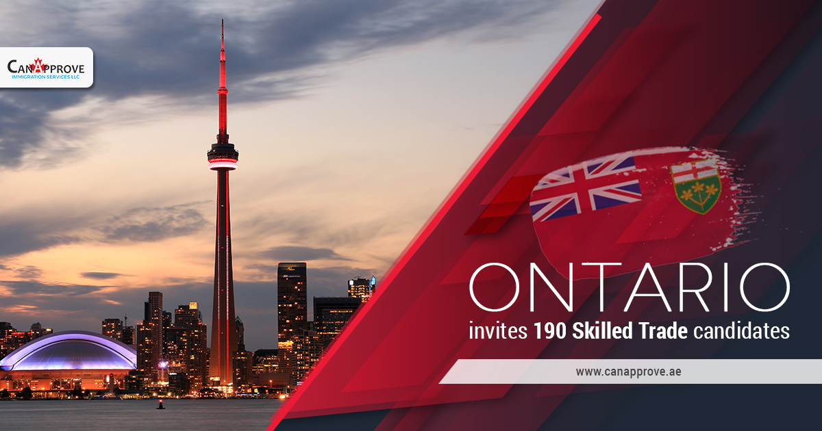 Ontario invites 190 Skilled Trades candidates