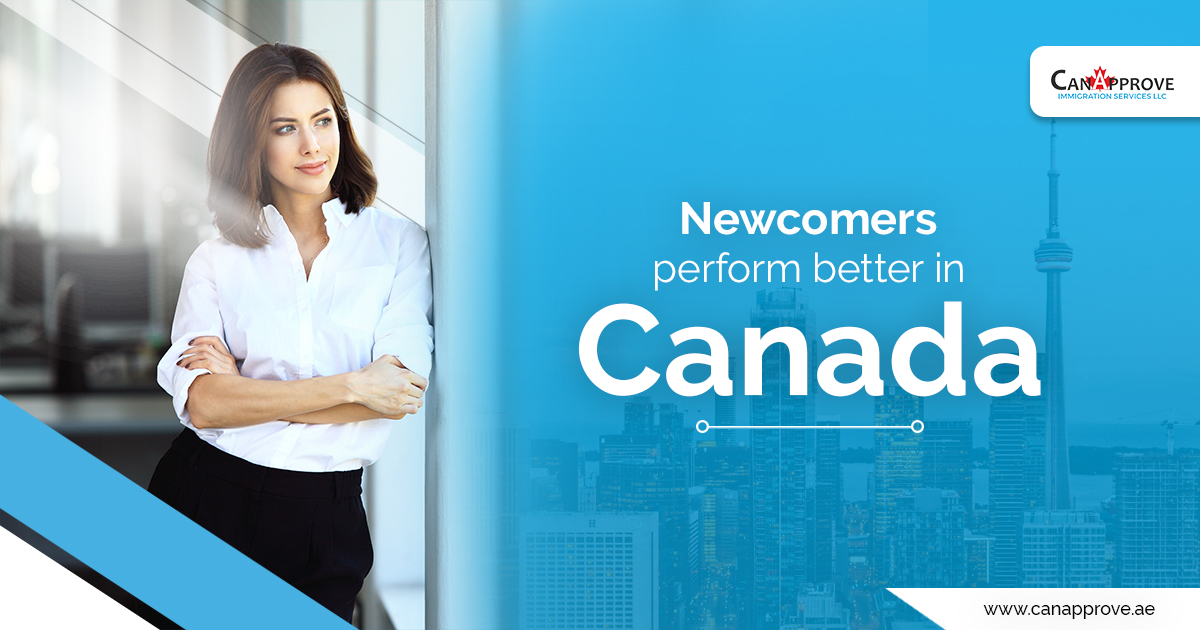Newcomers Outperform Natives Canady
