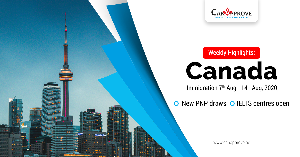 August Week-in-Review: Canada Immigration between 7 August – 14 August