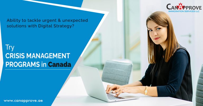 Study Crisis Management in Canada!