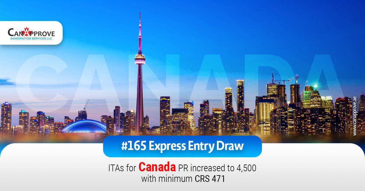 165 canada express entry draw