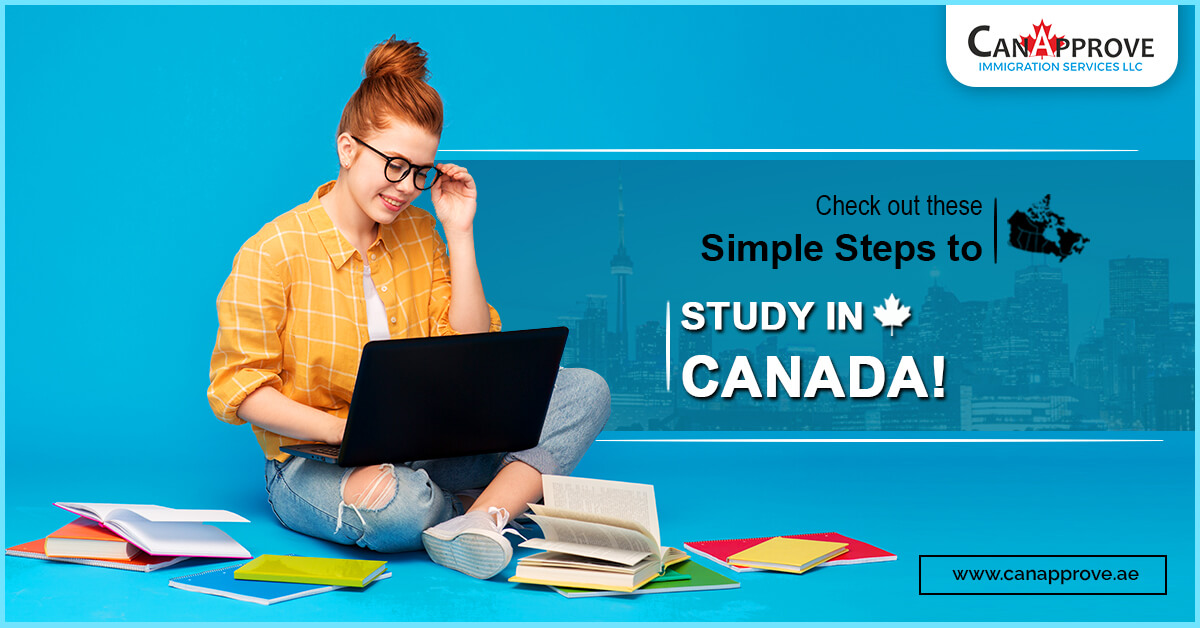Steps to study in Canada