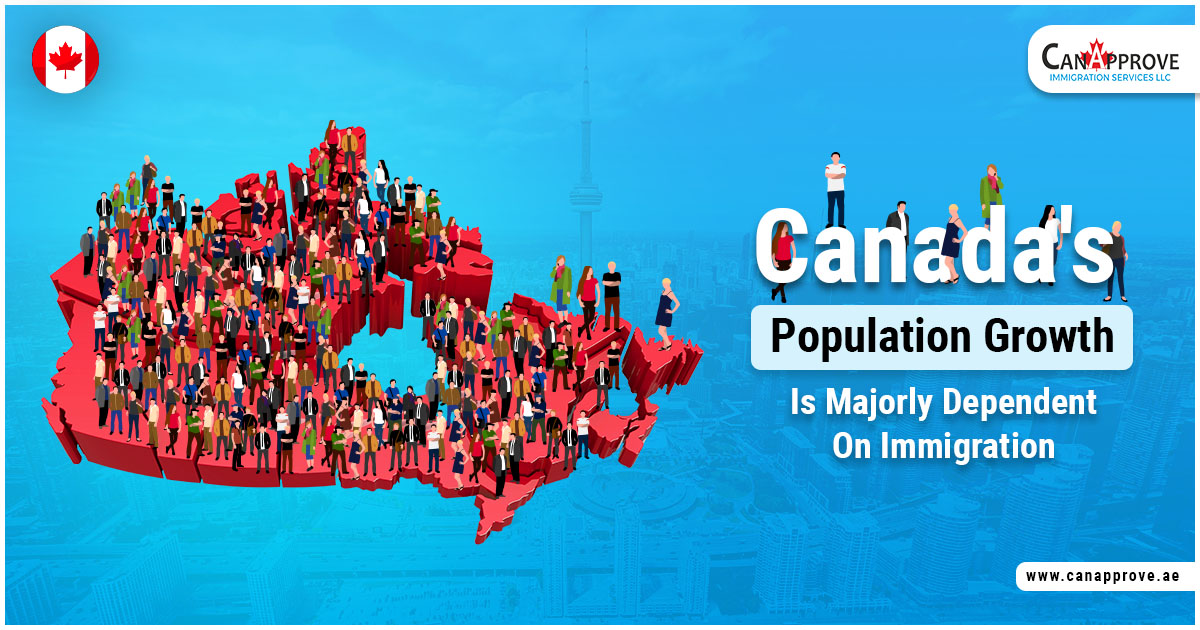 Canadas Population Growth Is Majorly Dependent On Immigration