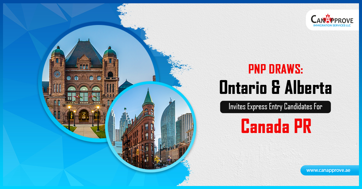 Ontario & Alberta Invites Express Entry Candidates For Canada PR