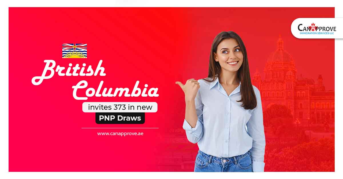 British Columbia invites 373 in new PNP draws