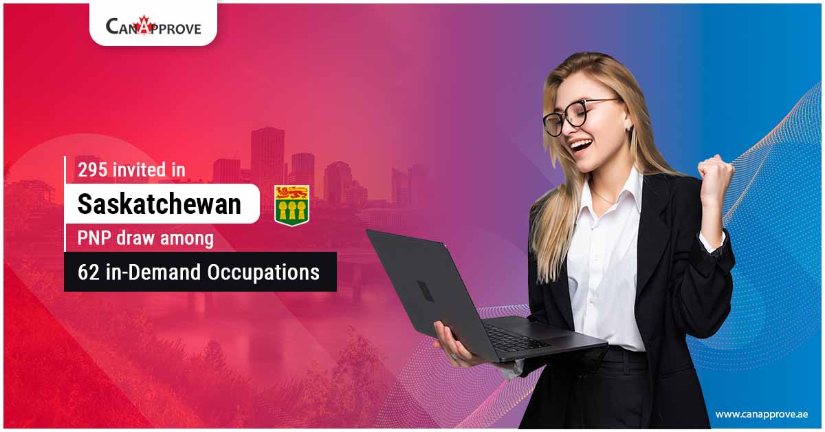 295 invited in Saskatchewan PNP draw among 62 in-demand occupations