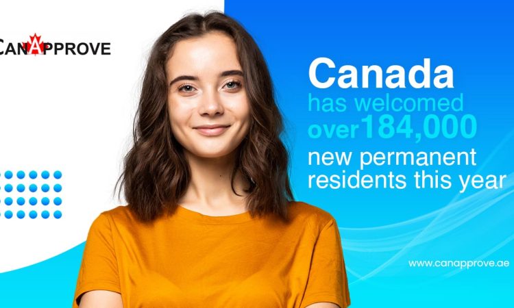 Canada has welcomed over 184,000 new permanent residents this year.