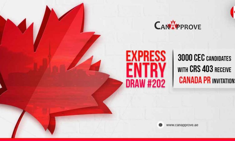 Minimum CRS Drops To 403 in Latest CEC-only Express Entry Draws For Canada PR