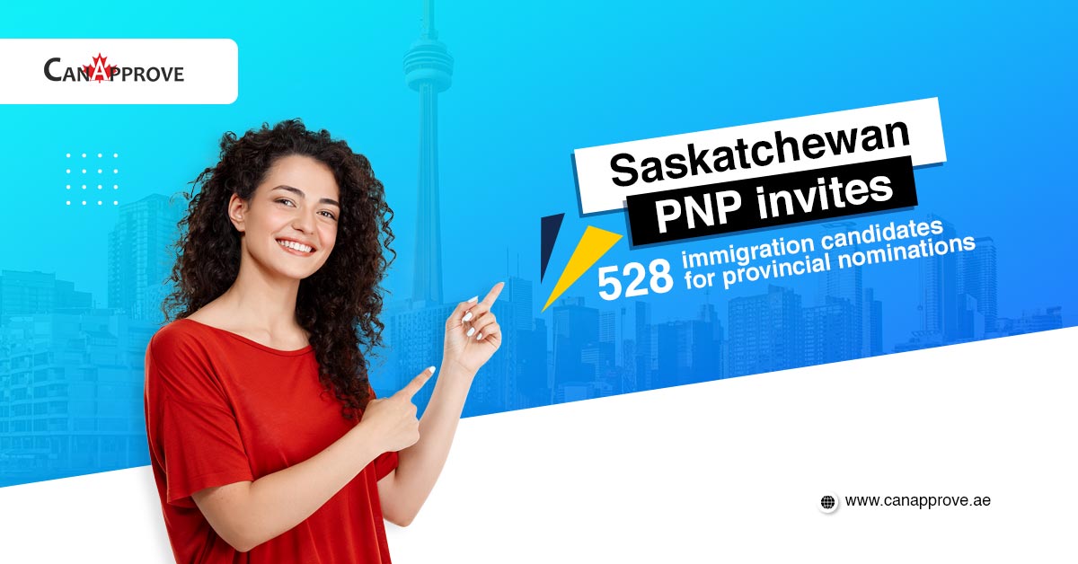 Saskatchewan PNP invites 528 immigration candidates