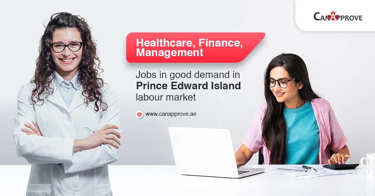 Healthcare, Finance, Management are in demand jobs in Prince Edward Island