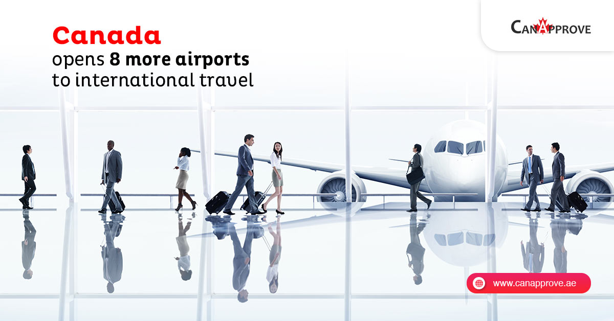Canada opens airports to international travel