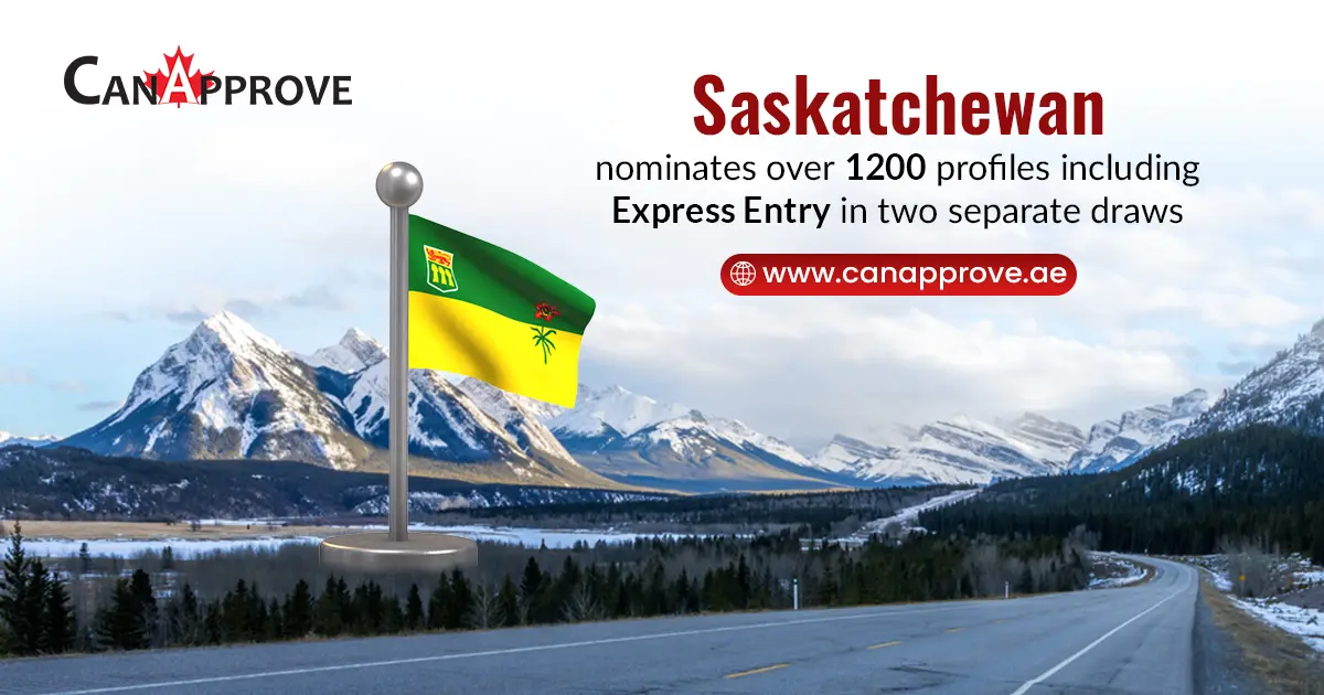Saskatchewan Held Two EOI Draws Inviting over 1200 Profiles For Provincial Nominations
