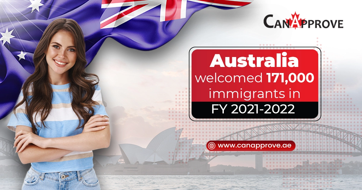Net Overseas Migration To Australia Gains 171,000 in 2021-22