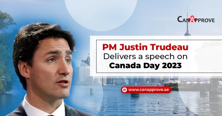 Prime Minister Justin Trudeau delivered a speech in Ottawa to mark the 156th Canada Day