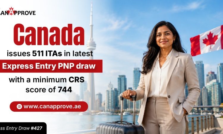 Canada issues 511 ITAs in latest Express Entry PNP draw with a minimum CRS score of 744