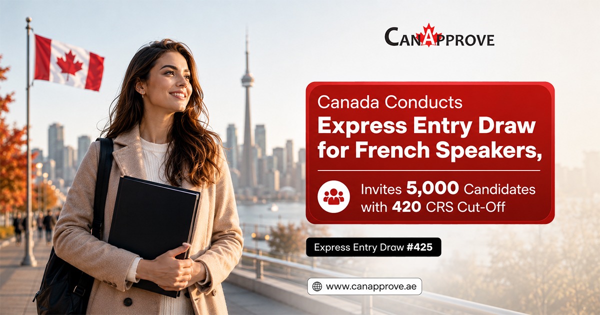 Canada Conducts Express Entry Draw for French Speakers, Invites 5,000 Candidates with 420 CRS Cut-Off