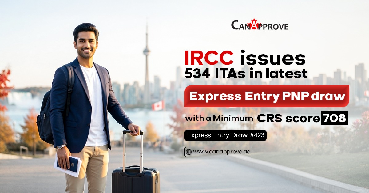 Canada Issues 534 ITAs in Latest Express Entry PNP Draw