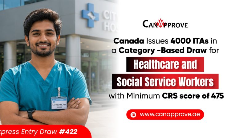 Canada Issues 4,000 ITAs in Category-Based Draw for Healthcare and Social Service Workers with Minimum CRS Score of 475